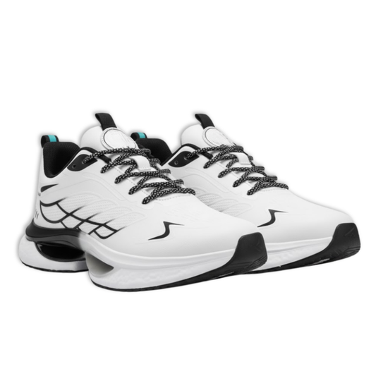 Sporty High Tech Lace Up Running Shoes - VibreMode