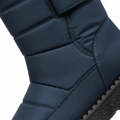 Warm Waterproof Women's Insulated Ankle Snow Boots Low Heel