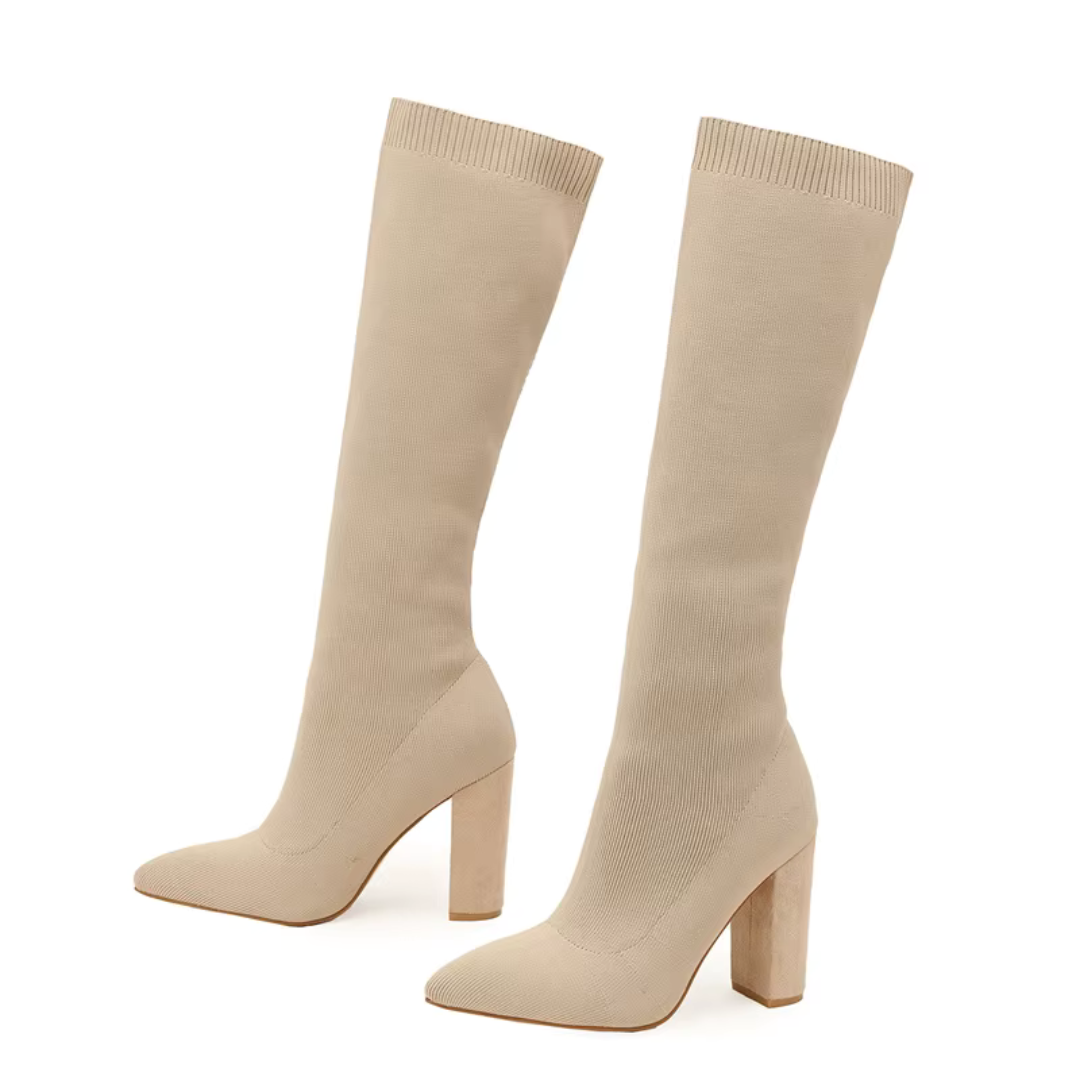 Women's Knee High Stretch Boots