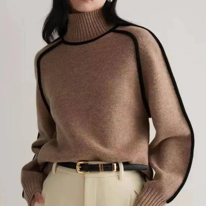 Luxury Soft Cashmere Turtleneck Sweater