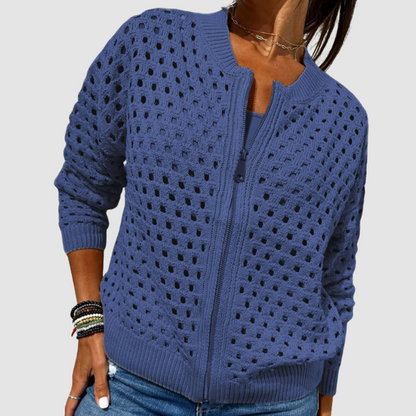 Lightweight Open-Front Sweater Cardigan