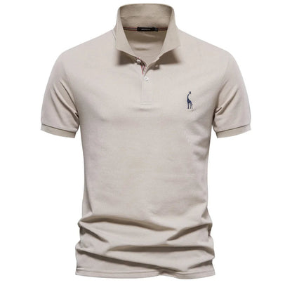 Men's Embroidered Polo Classic Timeless Style