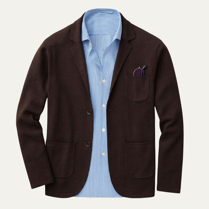 Men's Linen Blazer Formal Wedding Guest