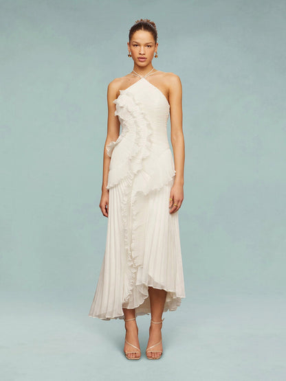 Chic Uneven Hemmed Women's Dress
