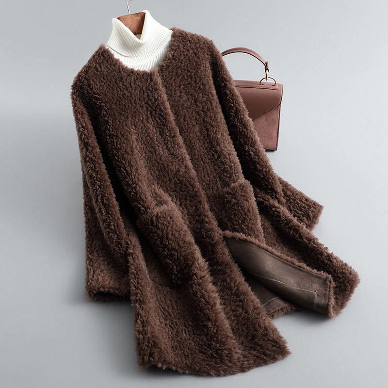 Luxurious Faux Fur Winter Coat