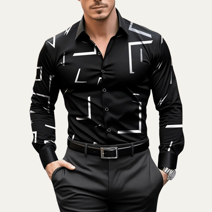 Men's Western Cowboy Shirt Print Trendy