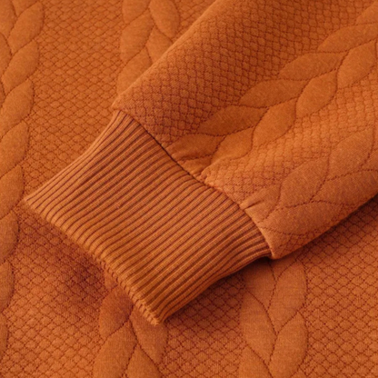 Men's Cable Knit Turtleneck Sweater Warm Ribbed