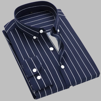 Men's Plaid Cotton Oxford Shirt