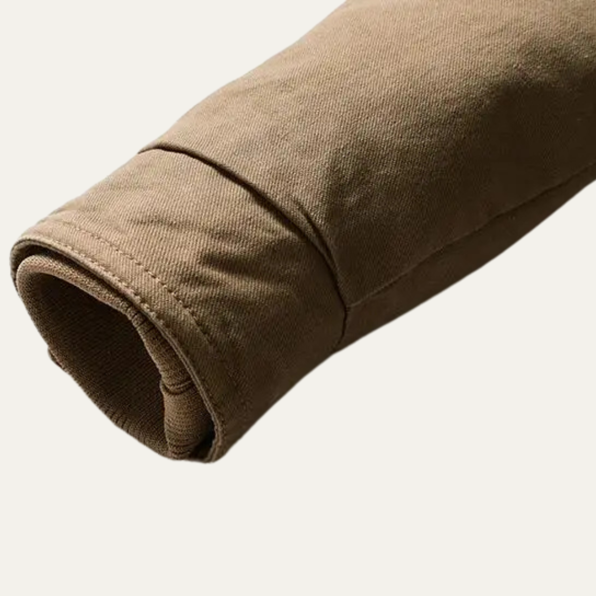 Men's Long Down Hooded Jacket Fur Collar