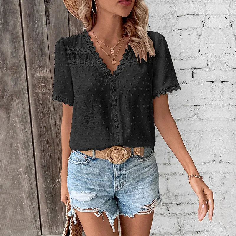 Women's Short Sleeve Blouse