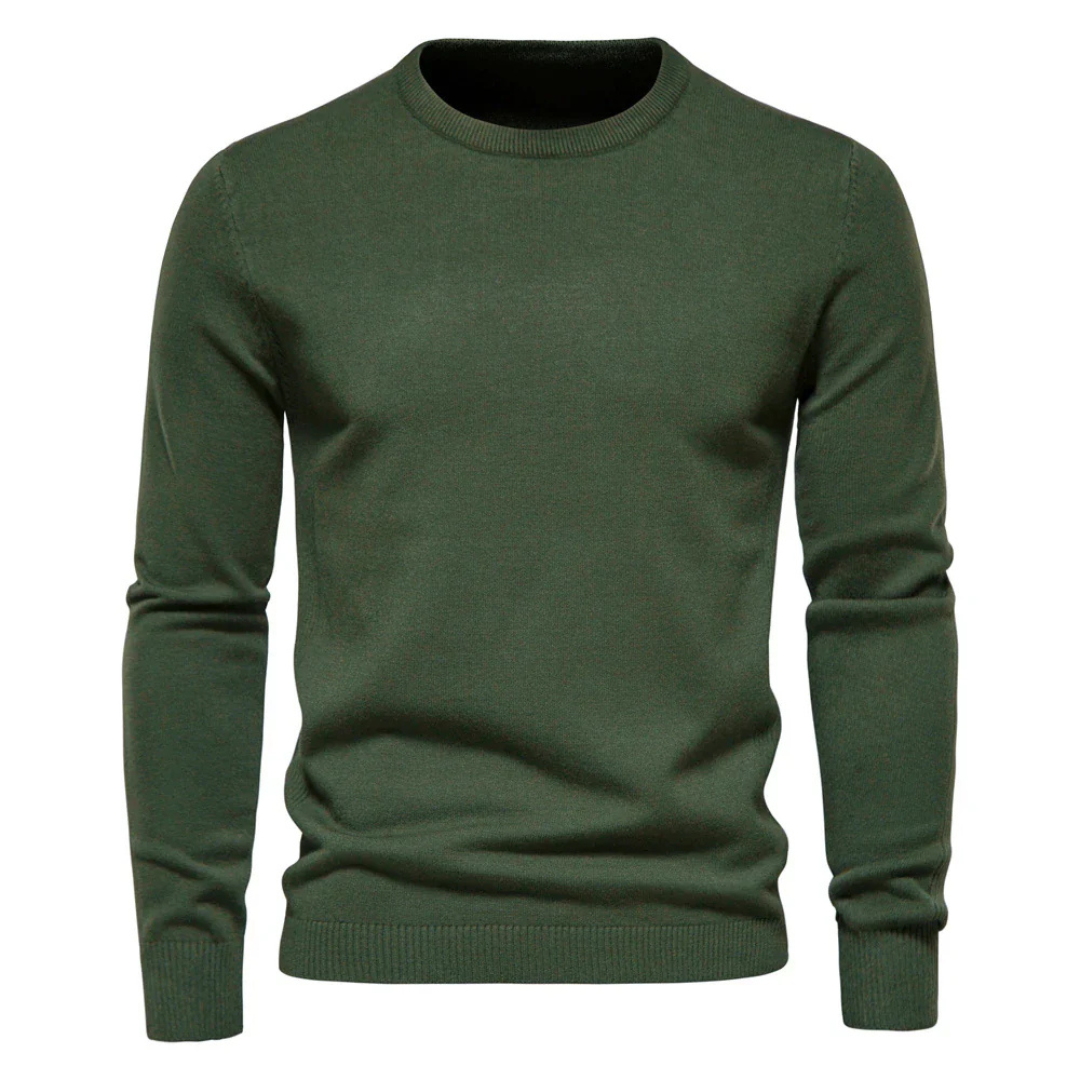 Men's Long Sleeve Sweater Solid