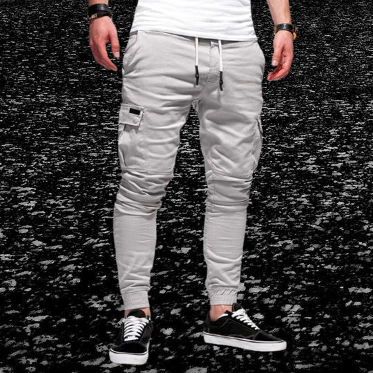 Men's Cargo Pants Flap Pockets Cotton