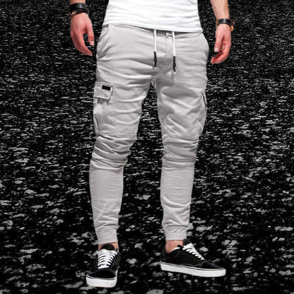 Men's Cargo Pants Flap Pockets Cotton