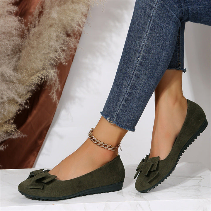 Comfortable Ladies Floral Ballet Flat Shoes