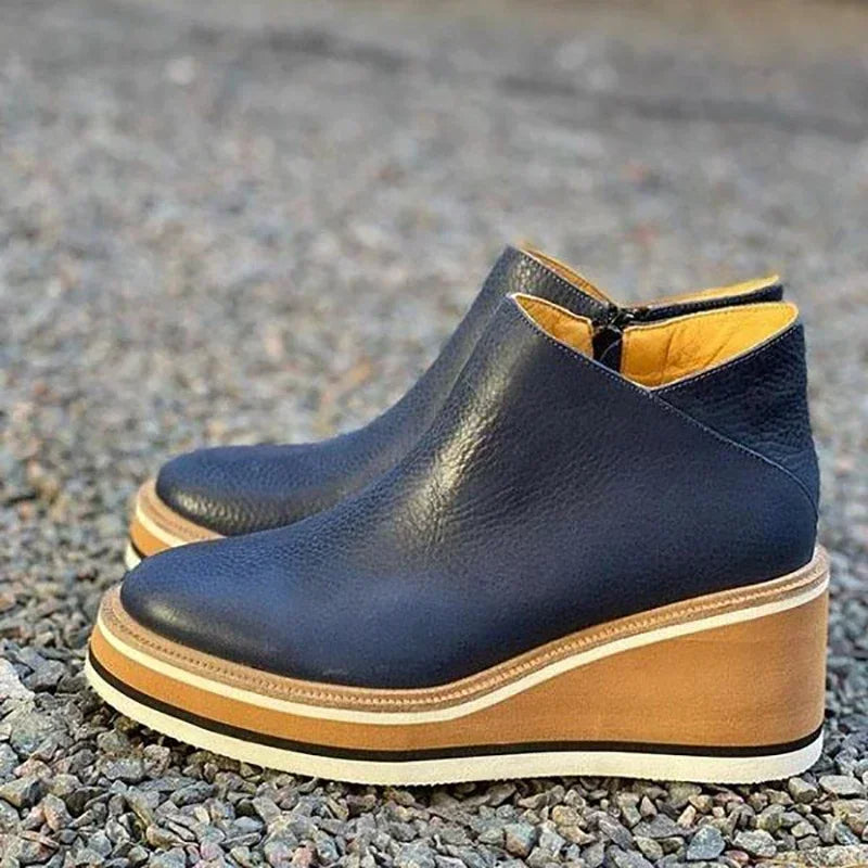 Comfortable Daily Low Heel Ankle Boots