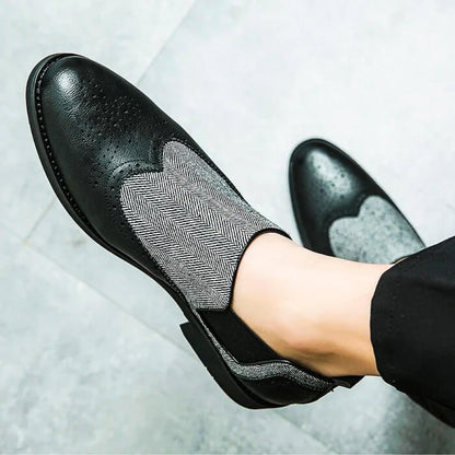 Luxury Italian Leather Slip On Shoes