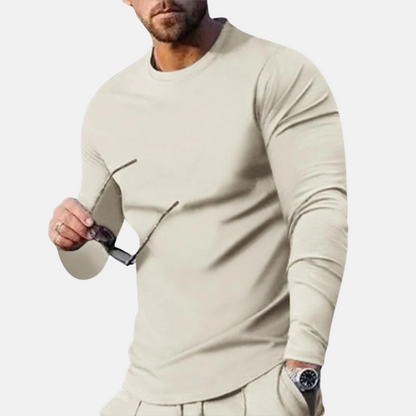 Men's Long Sleeve T-Shirt Comfortable Cotton
