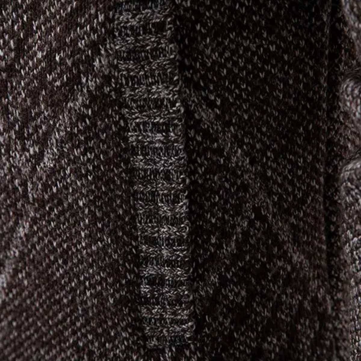 Men's Knit Zip Up Jacket Winter Casual