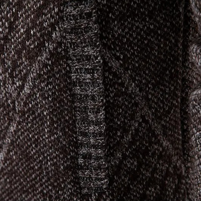 Men's Knit Zip Up Jacket Winter Casual