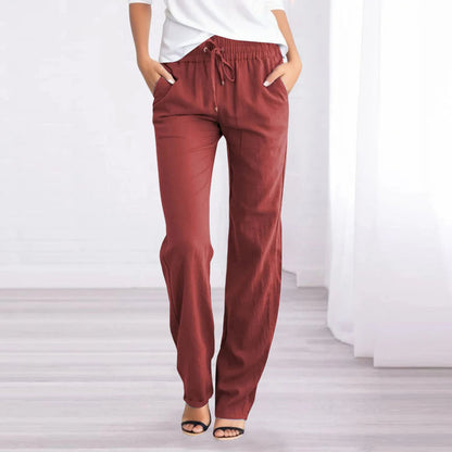Women's Cotton Linen Trousers