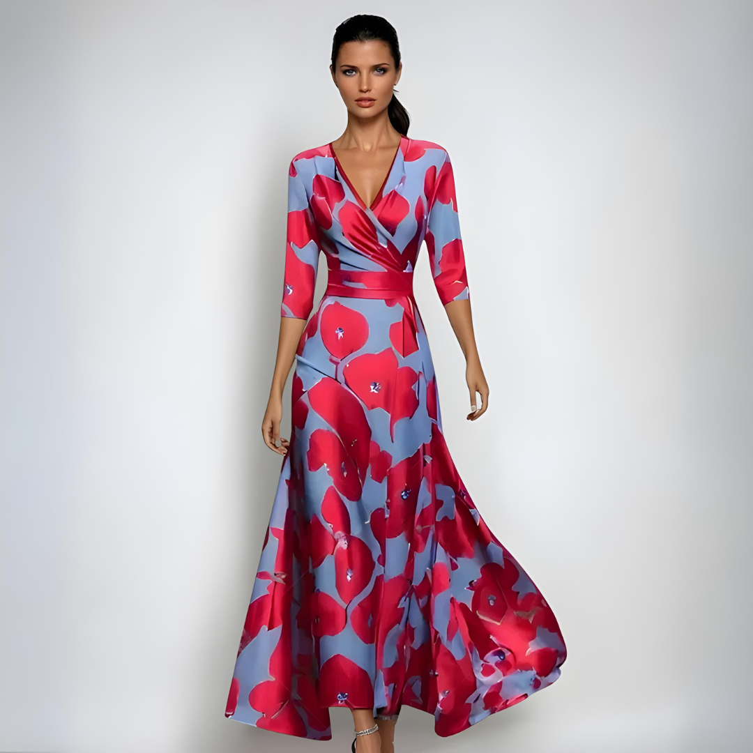 Beautiful Long Floral Sundress - VibreMode