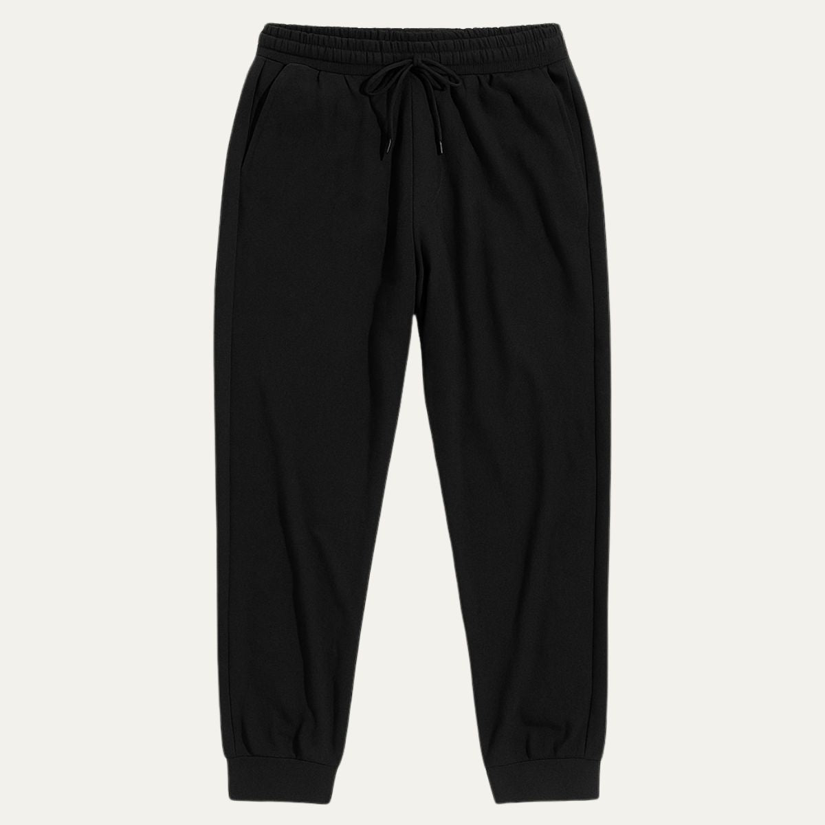 Men's Linen Jogger Pants Lightweight Beige