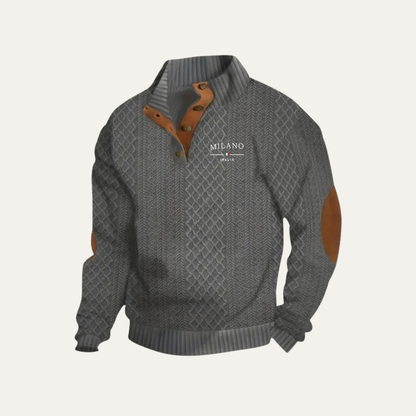 Men's Milano Knit Quarter Zip Sweater