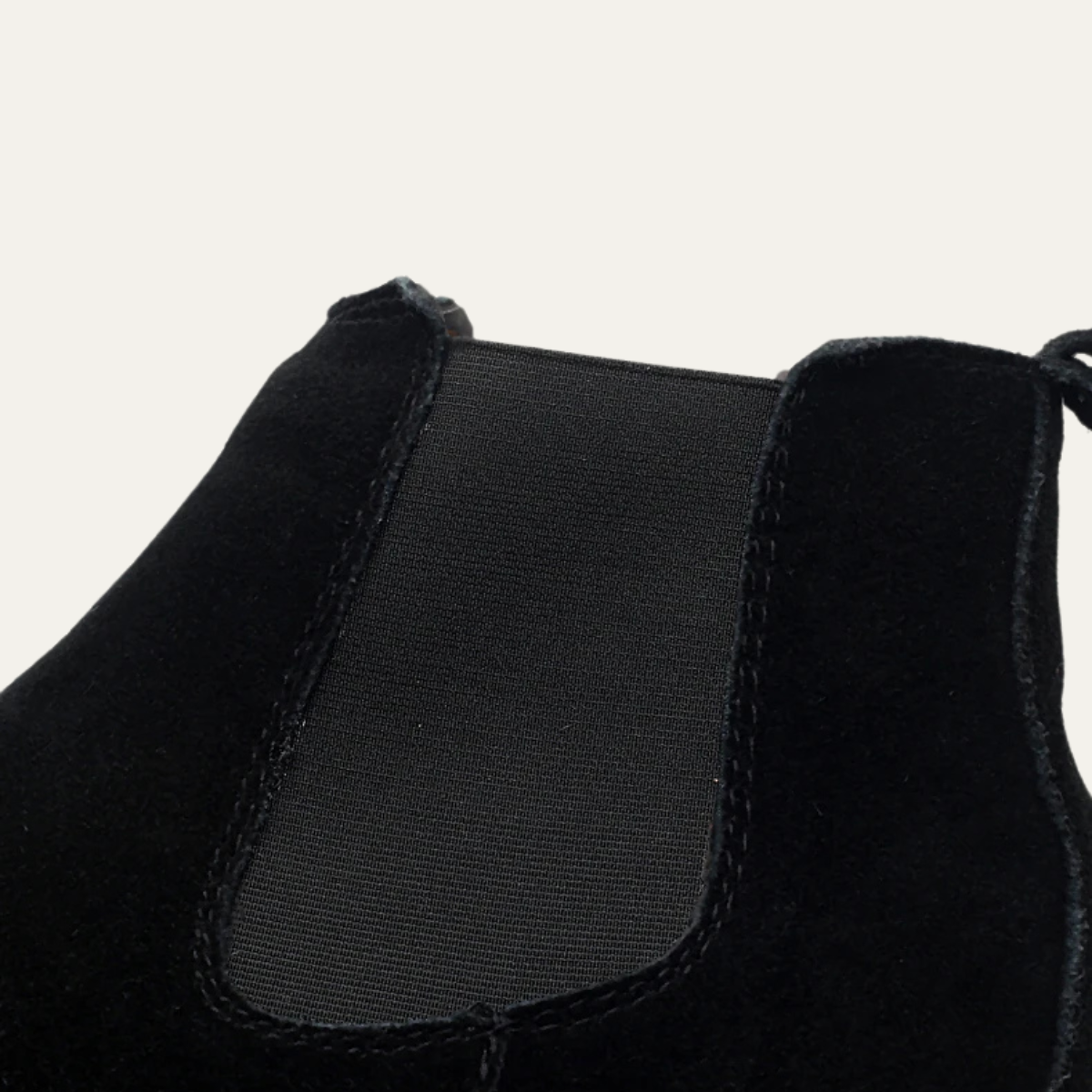 Men's Leather Suede Chelsea Boots Fur Lined
