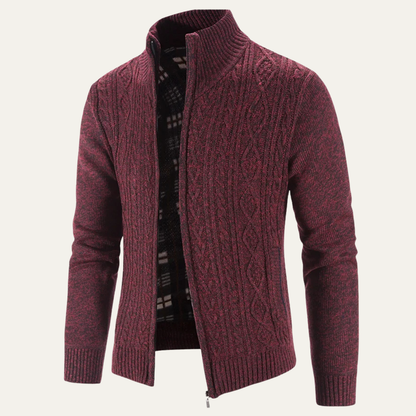 Men's Warm Fleece Zip Up Jacket