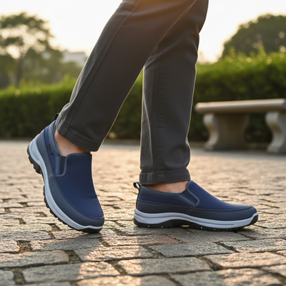 Men's Airy Mesh Slip On Driving Shoes