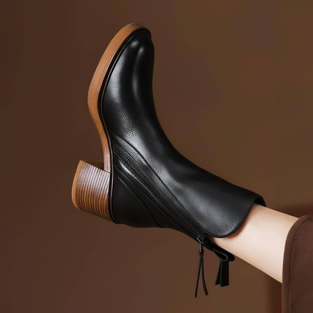 Luxury High Heel Ankle Boots