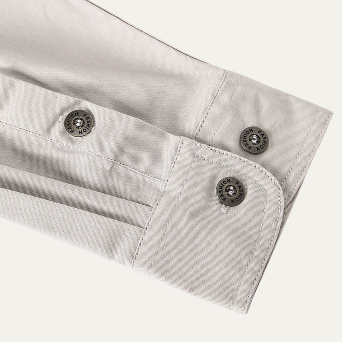 Men's Cotton Cargo Shirt Casual Button Up
