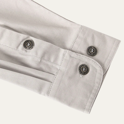 Men's Cotton Cargo Shirt Casual Button Up