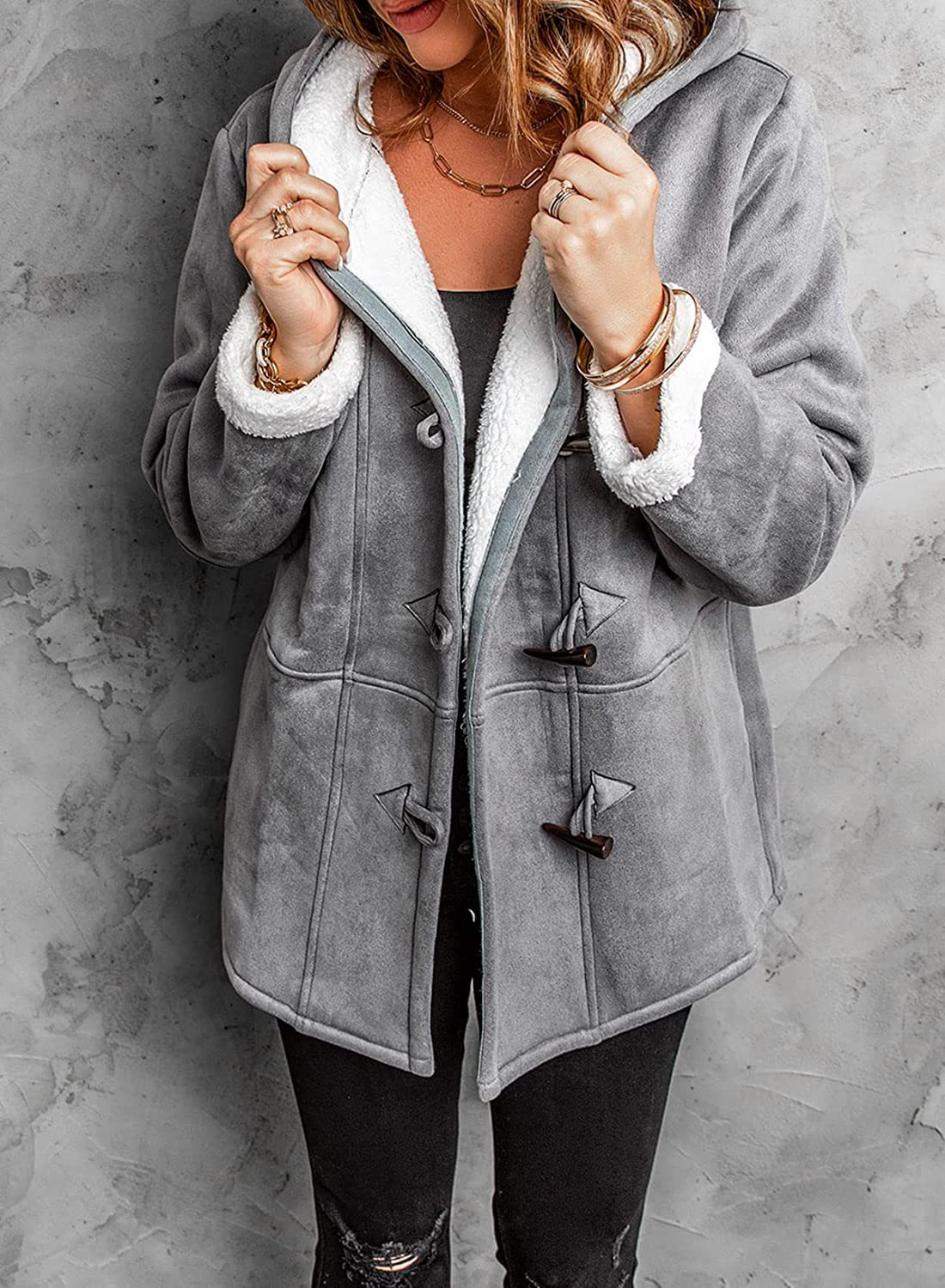 Women's Winter Coat Insulated Hooded Parka - VibreMode
