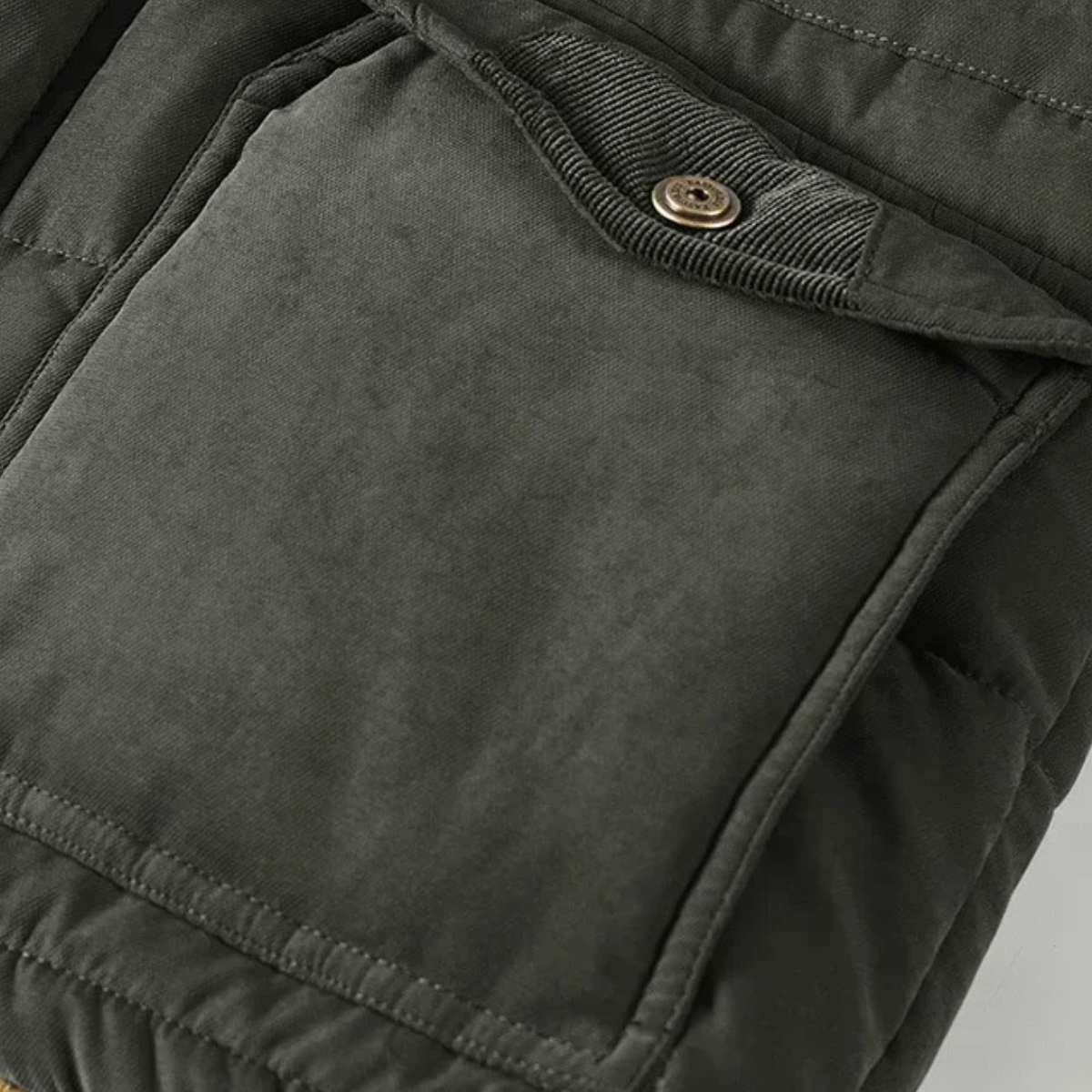Men's Thick Hooded Parka Coat Fur Lined Warm