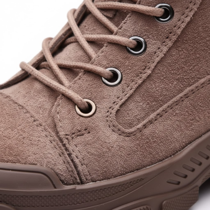 Warm Waterproof Leather Ankle Boots for Women