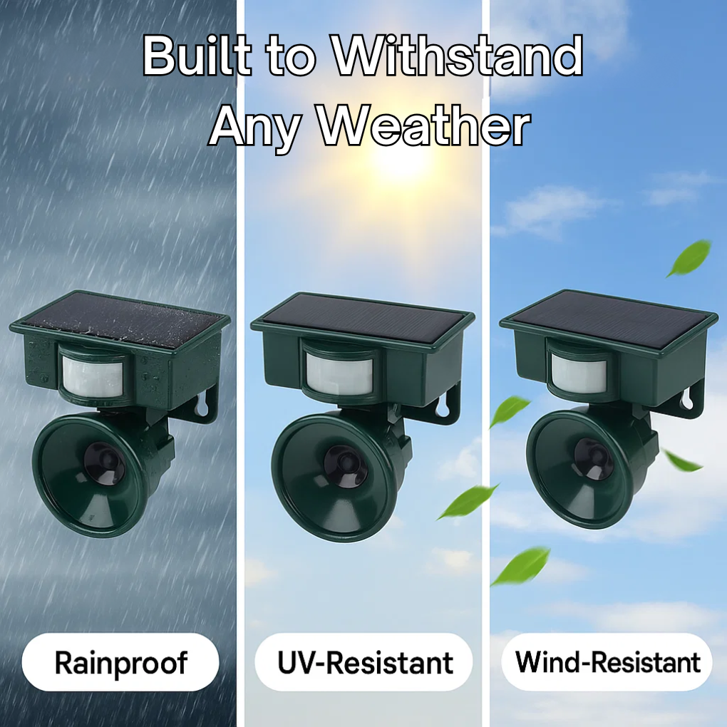 Motion Sensor Bird Repeller Ultrasonic Scarer