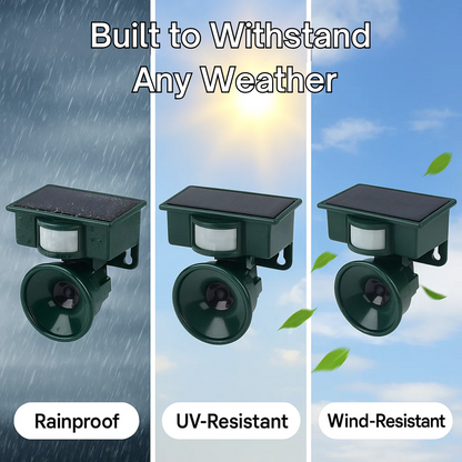 Motion Sensor Bird Repeller Ultrasonic Scarer