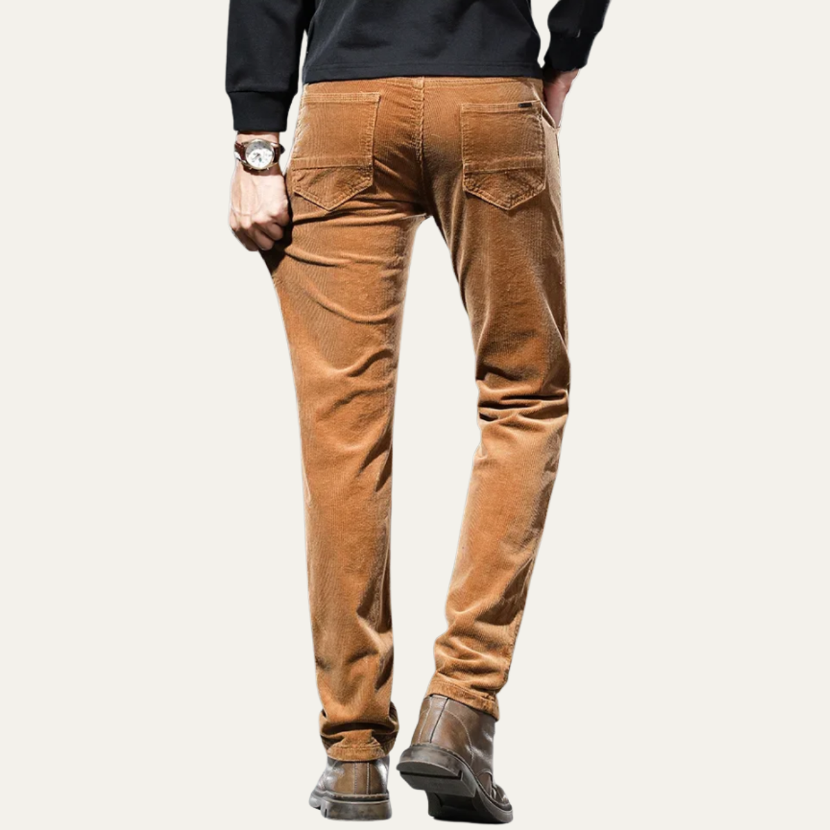 Men's Slim Fit Corduroy Casual Pants