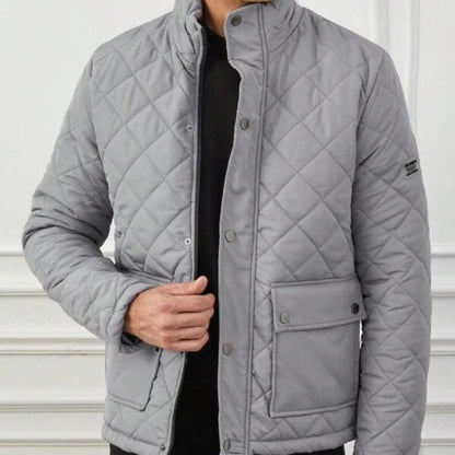 Men's Quilted Field Jacket Black