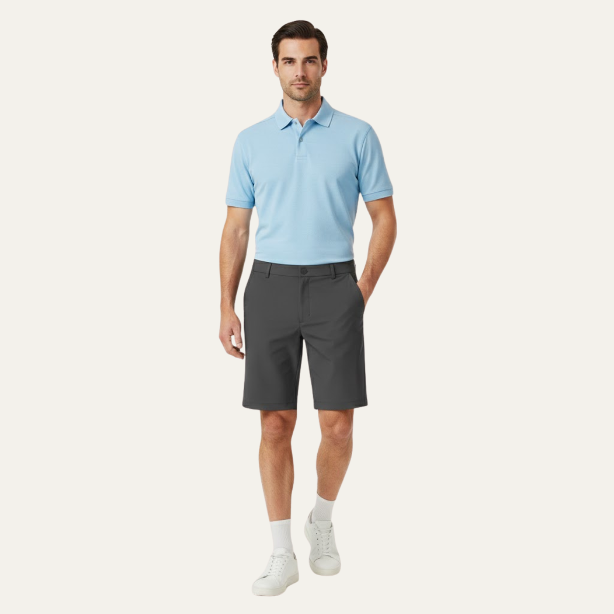 Men's Golf Shorts Zipper Pockets