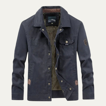Men's Tactical Cargo Jacket Waterproof Multi-Pocket - VibreMode