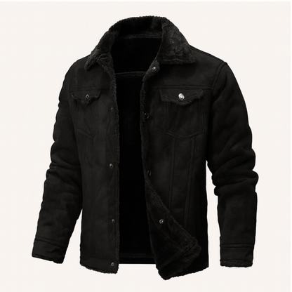 Men's Vintage Shearling Leather Jacket