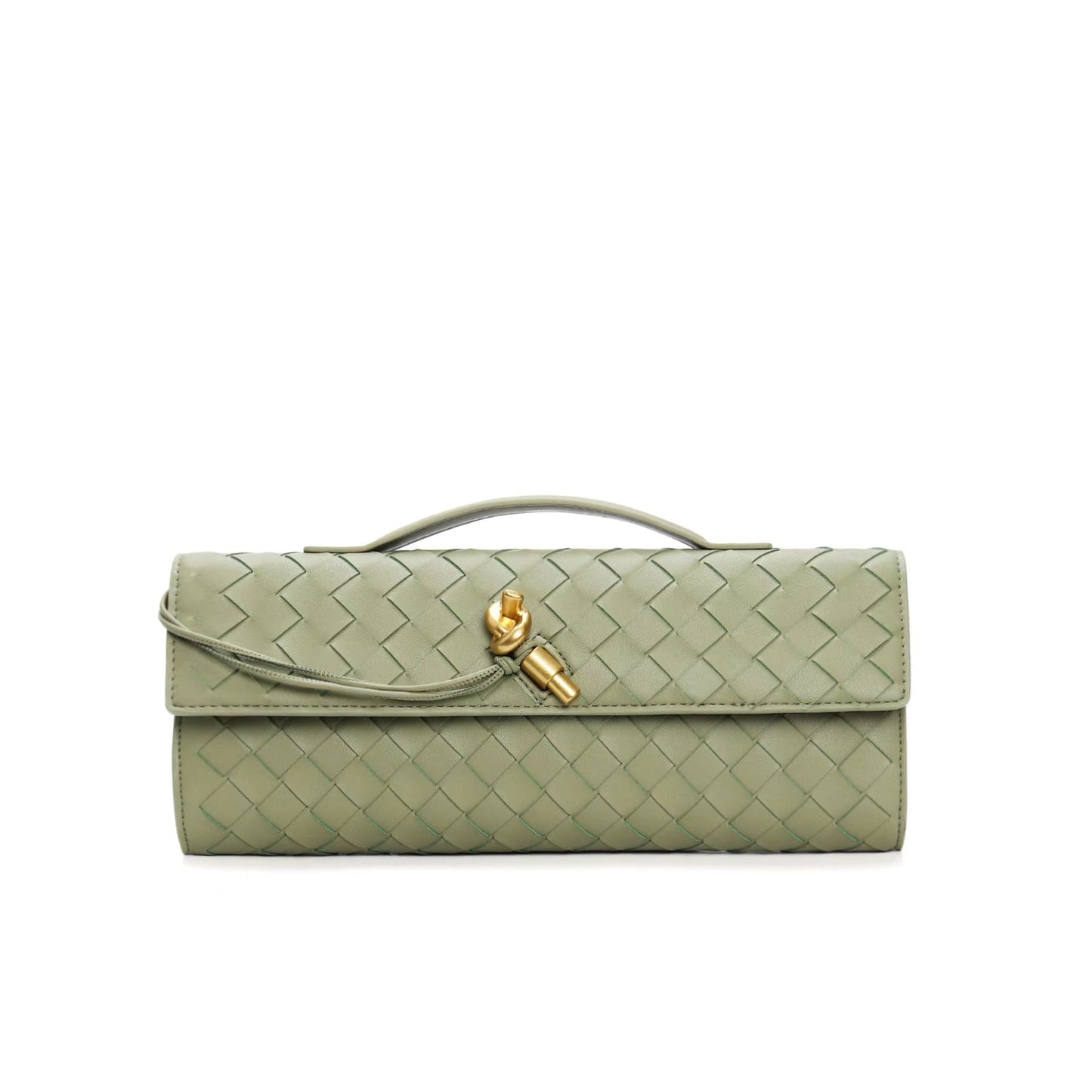 Women's Leather Backpack Braided Strap