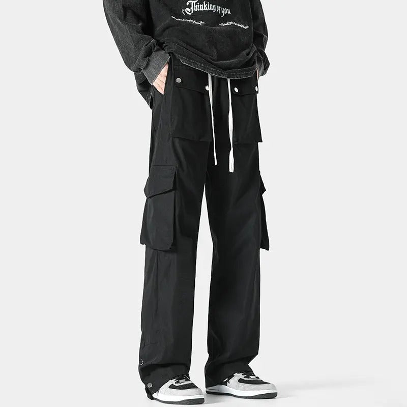 Men's Relaxed Fit Cargo Pants Comfortable - VibreMode