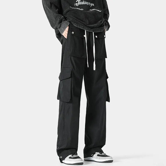Men's Relaxed Fit Cargo Pants Comfortable - VibreMode