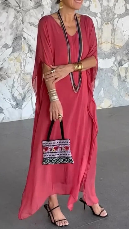 Elegant Flowy Summer Dress