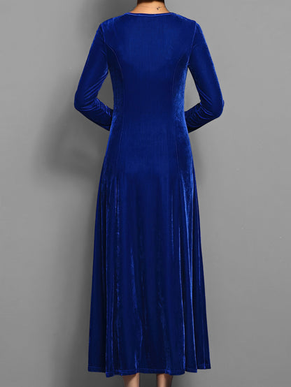 Luxurious Plush Evening Dress