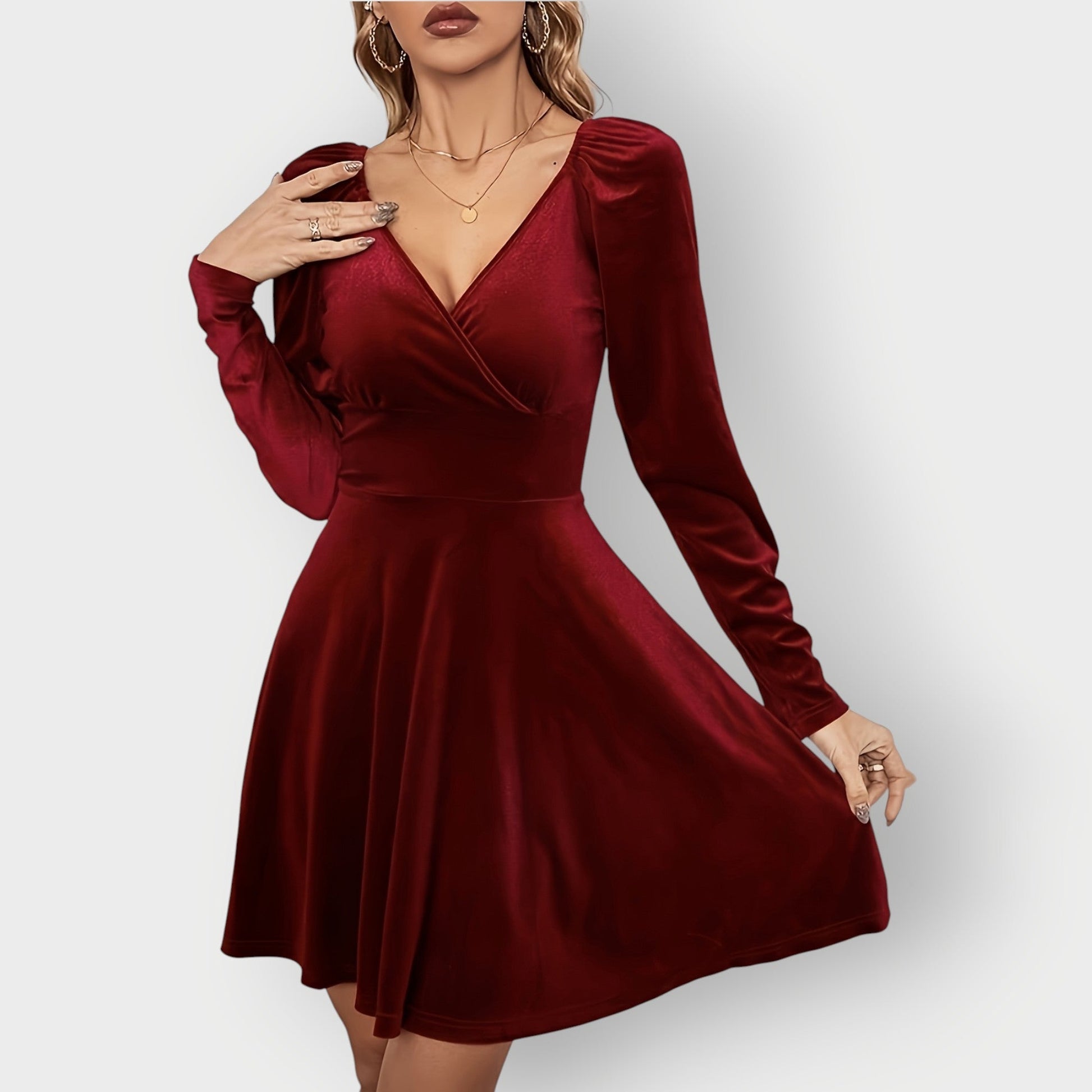 Luxurious Soft Skater Dress - VibreMode