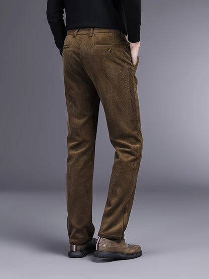 Rugged Textured Cord Pants